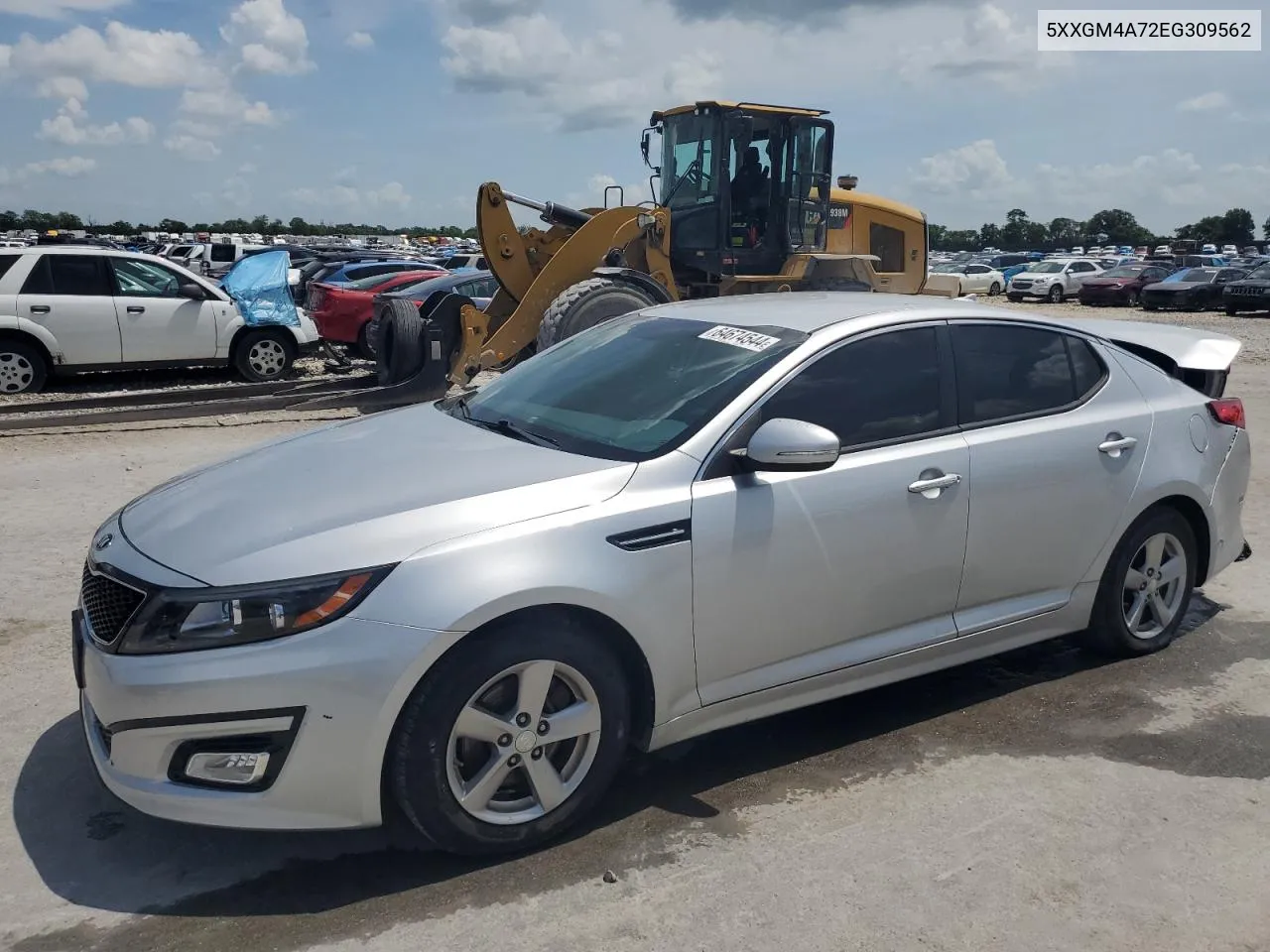 2014 Kia Optima Lx VIN: 5XXGM4A72EG309562 Lot: 64674544