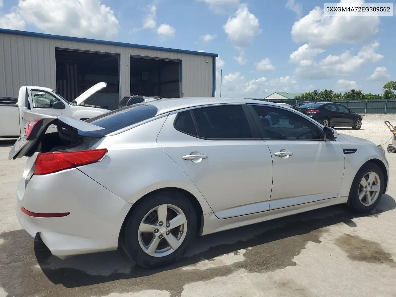 5XXGM4A72EG309562 2014 Kia Optima Lx