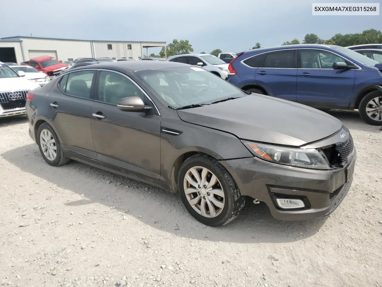 5XXGM4A7XEG315268 2014 Kia Optima Lx