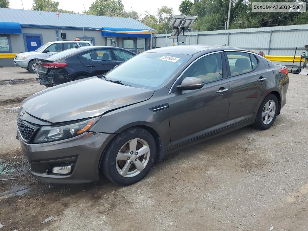 2014 Kia Optima Lx VIN: 5XXGM4A76EG345867 Lot: 65009954