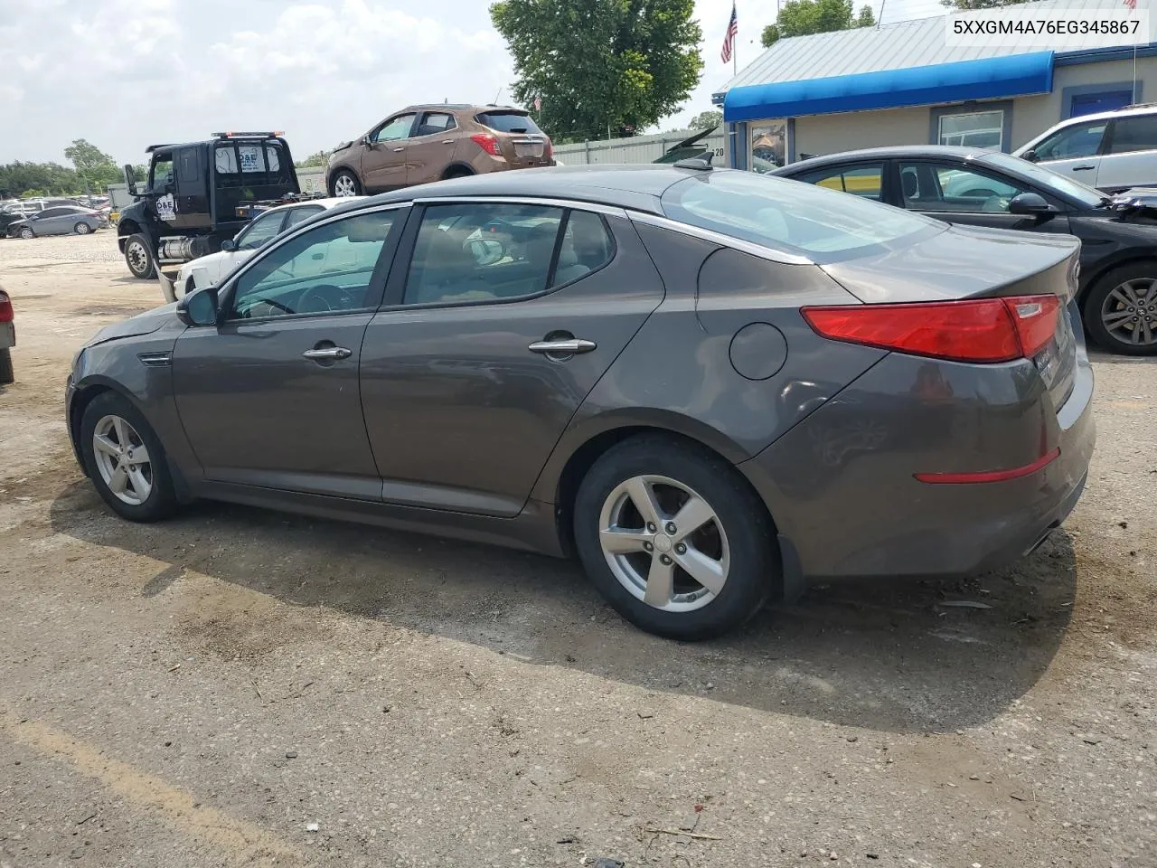 2014 Kia Optima Lx VIN: 5XXGM4A76EG345867 Lot: 65009954