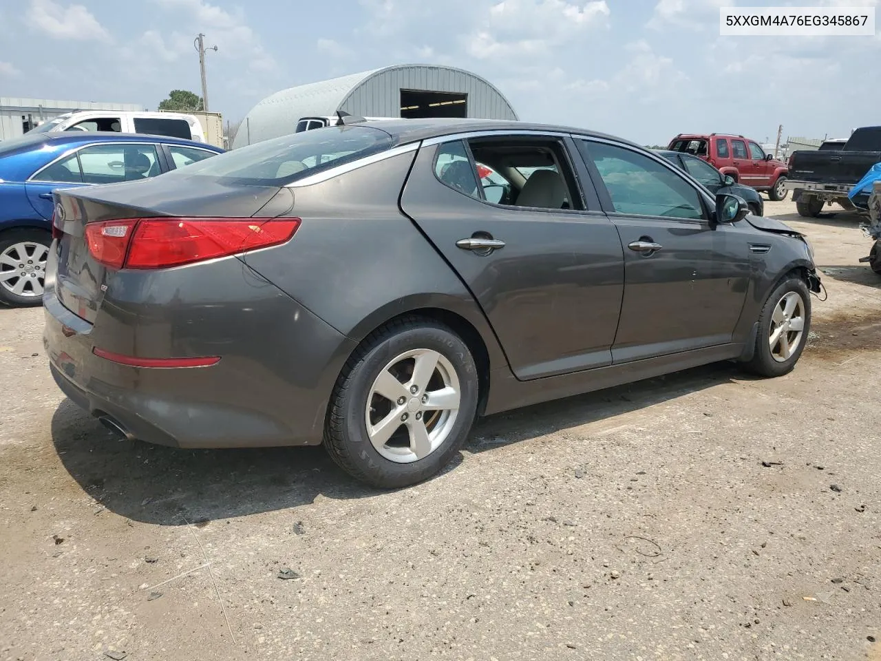 2014 Kia Optima Lx VIN: 5XXGM4A76EG345867 Lot: 65009954