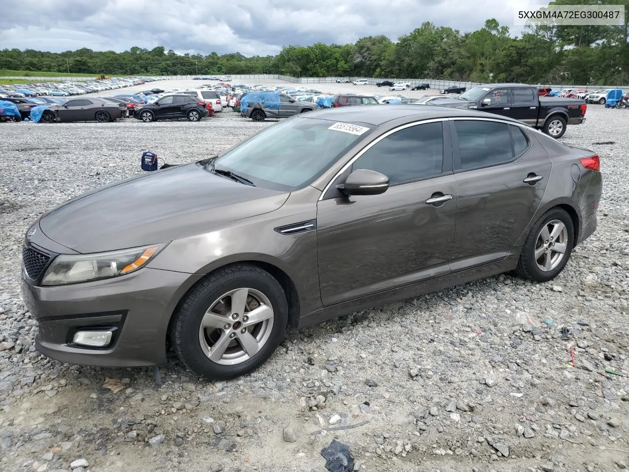 5XXGM4A72EG300487 2014 Kia Optima Lx