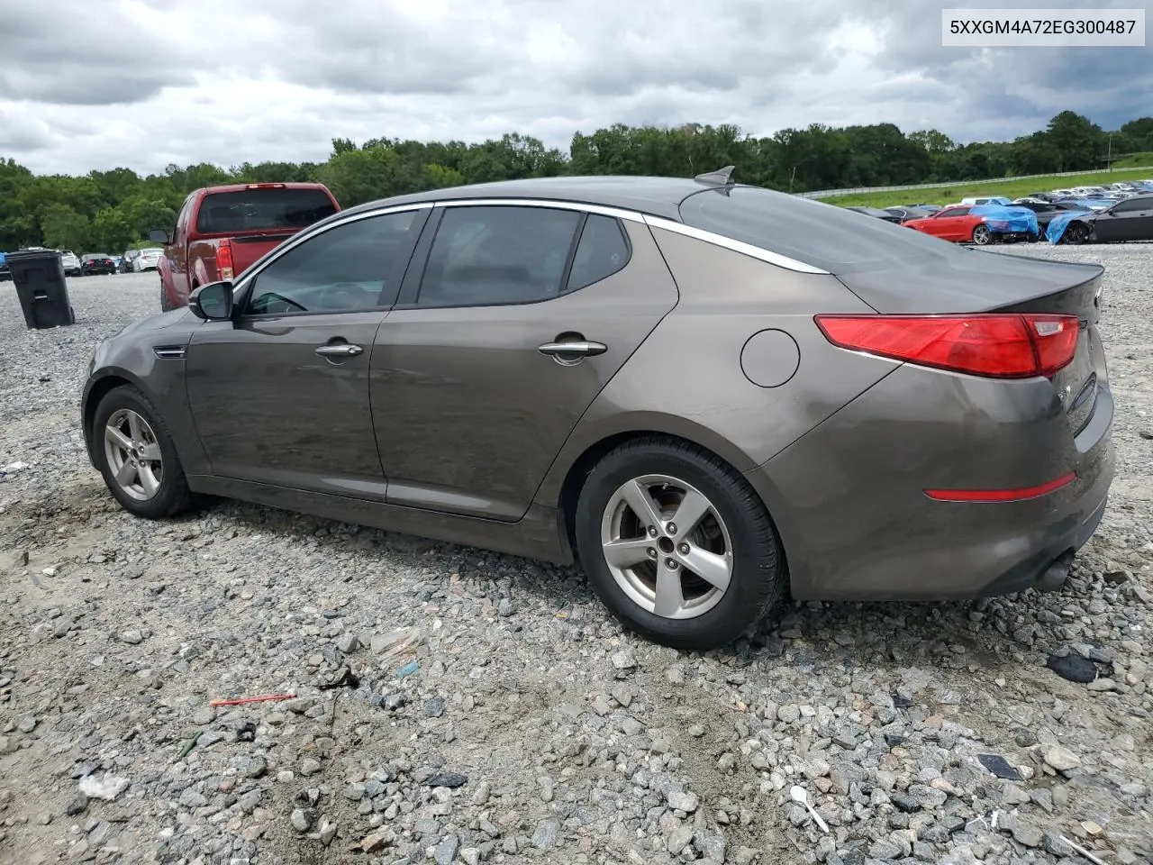 5XXGM4A72EG300487 2014 Kia Optima Lx