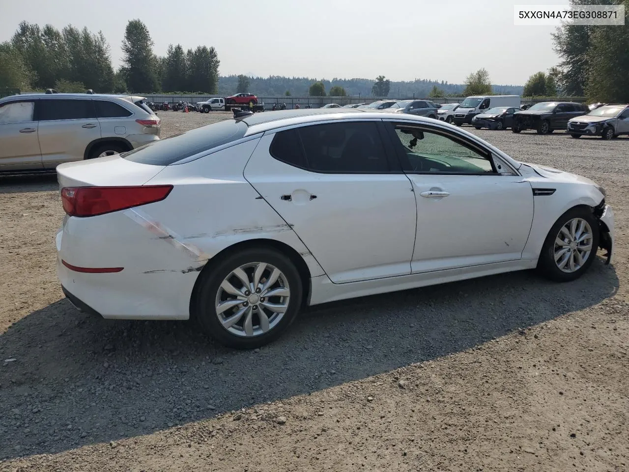 2014 Kia Optima Ex VIN: 5XXGN4A73EG308871 Lot: 66424904