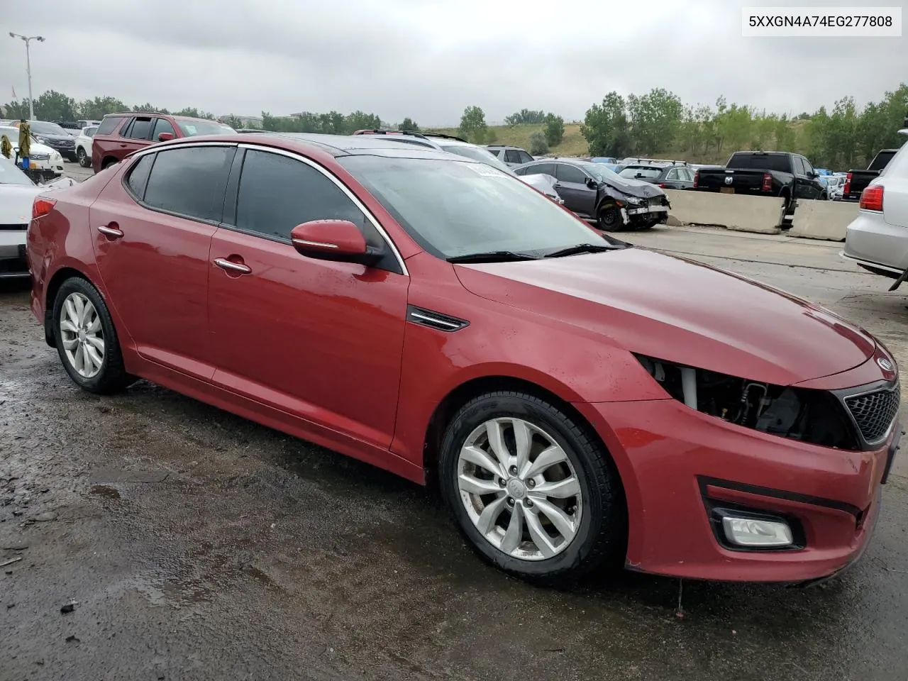 5XXGN4A74EG277808 2014 Kia Optima Ex