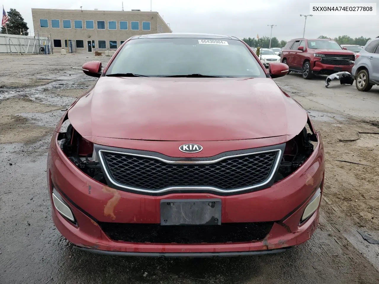 5XXGN4A74EG277808 2014 Kia Optima Ex