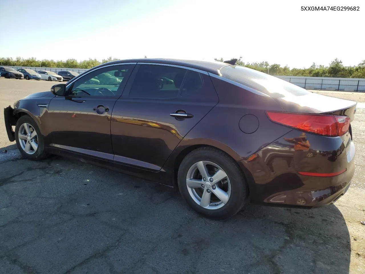 2014 Kia Optima Lx VIN: 5XXGM4A74EG299682 Lot: 66604974