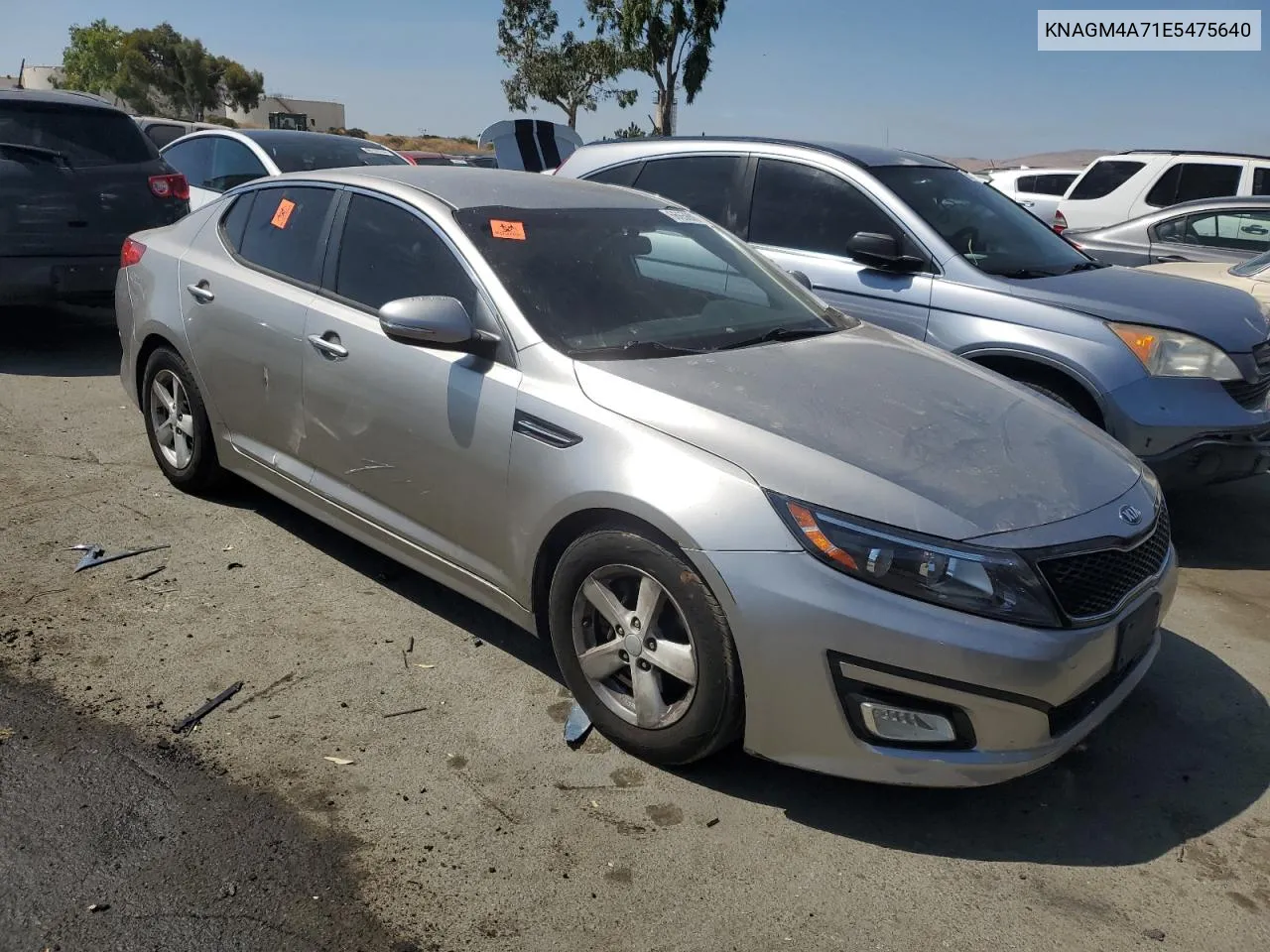 2014 Kia Optima Lx VIN: KNAGM4A71E5475640 Lot: 66656864