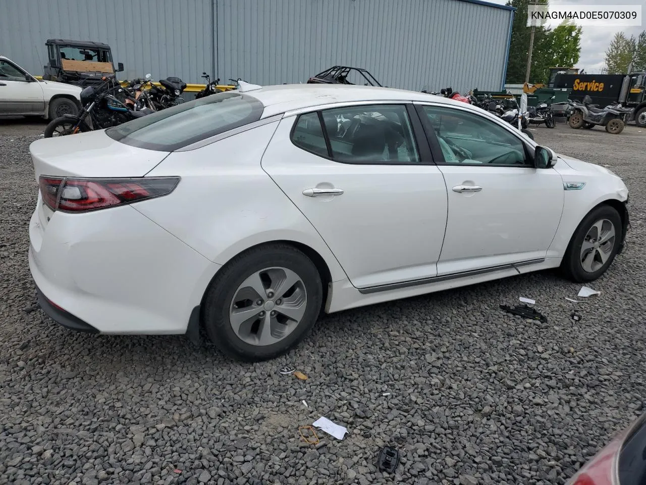 KNAGM4AD0E5070309 2014 Kia Optima Hybrid