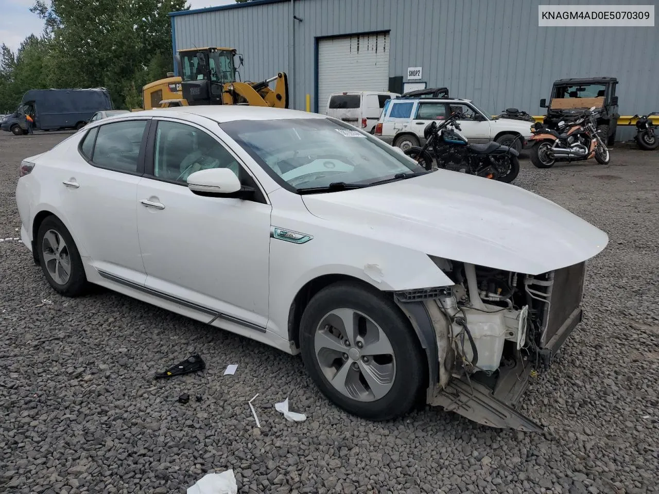 KNAGM4AD0E5070309 2014 Kia Optima Hybrid