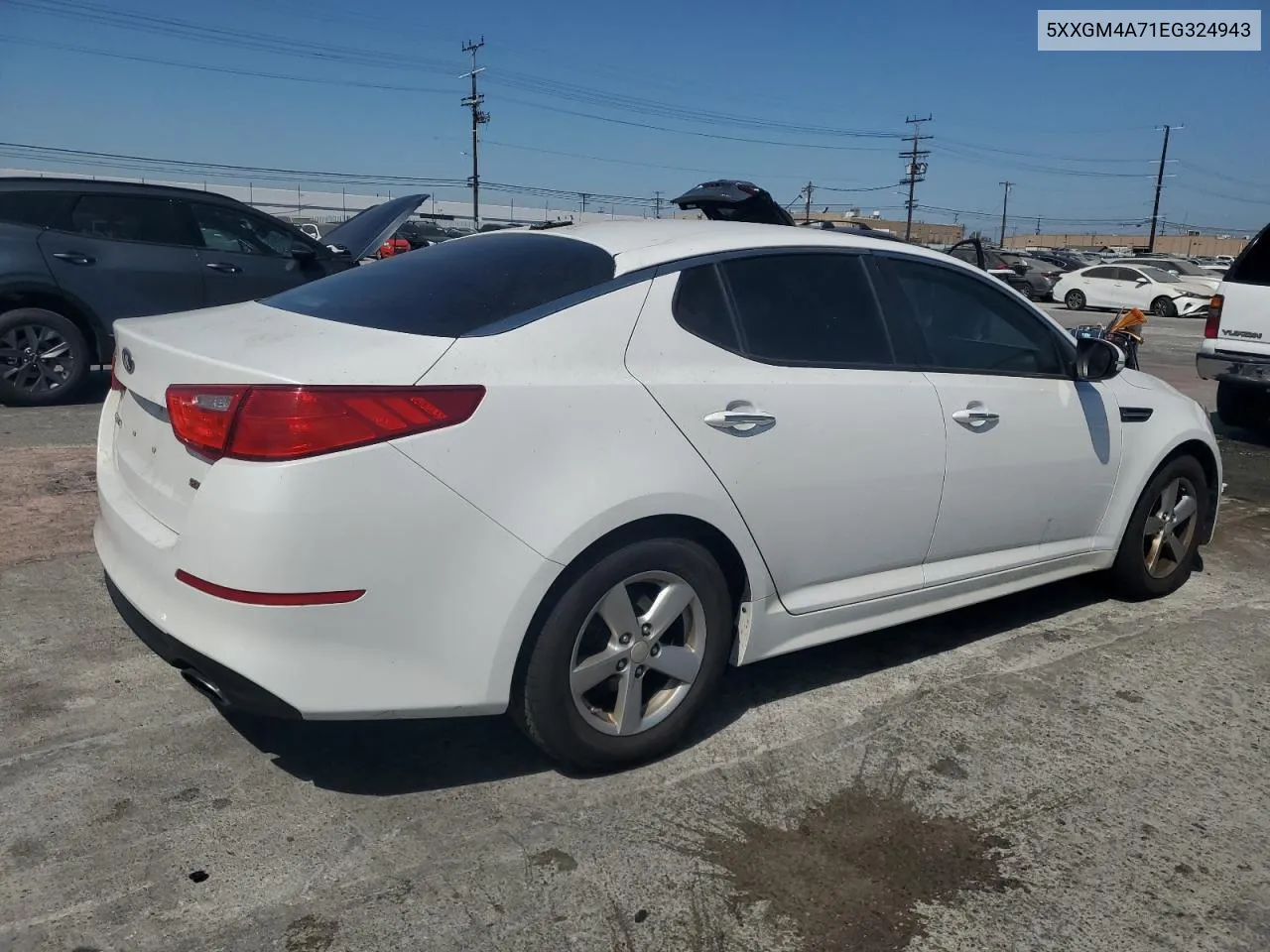 2014 Kia Optima Lx VIN: 5XXGM4A71EG324943 Lot: 66800034