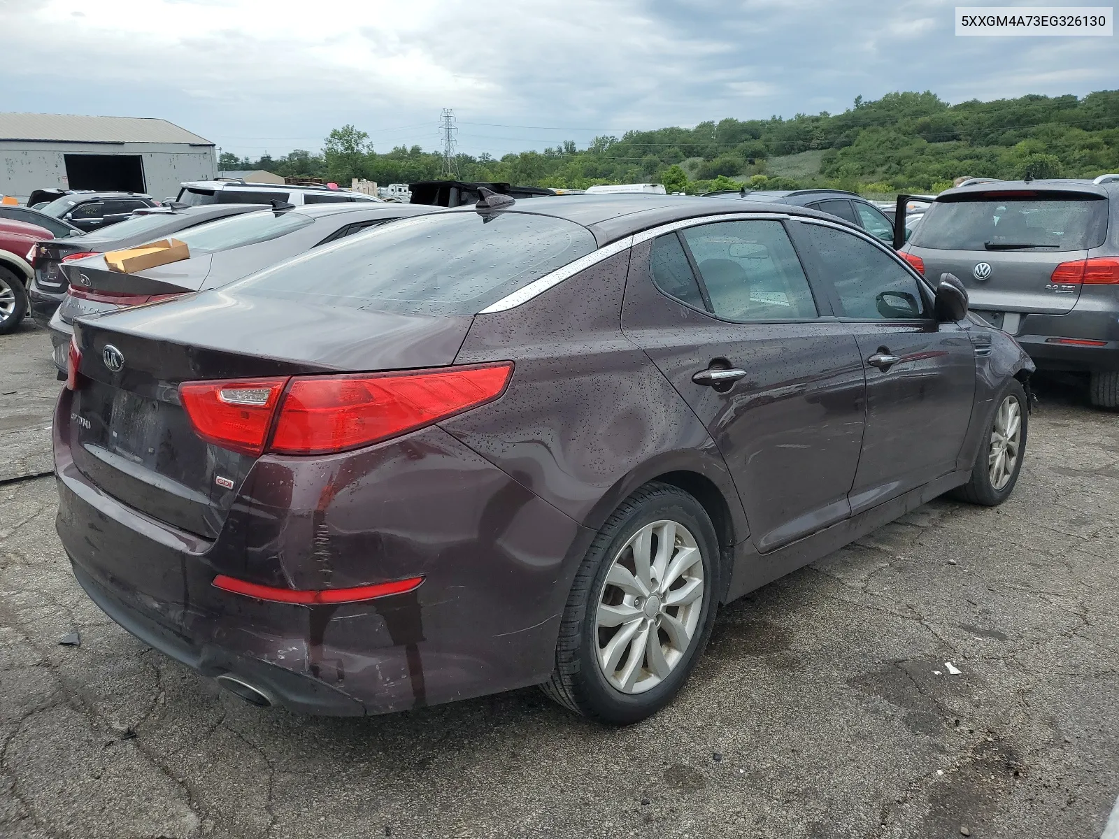 2014 Kia Optima Lx VIN: 5XXGM4A73EG326130 Lot: 66980424