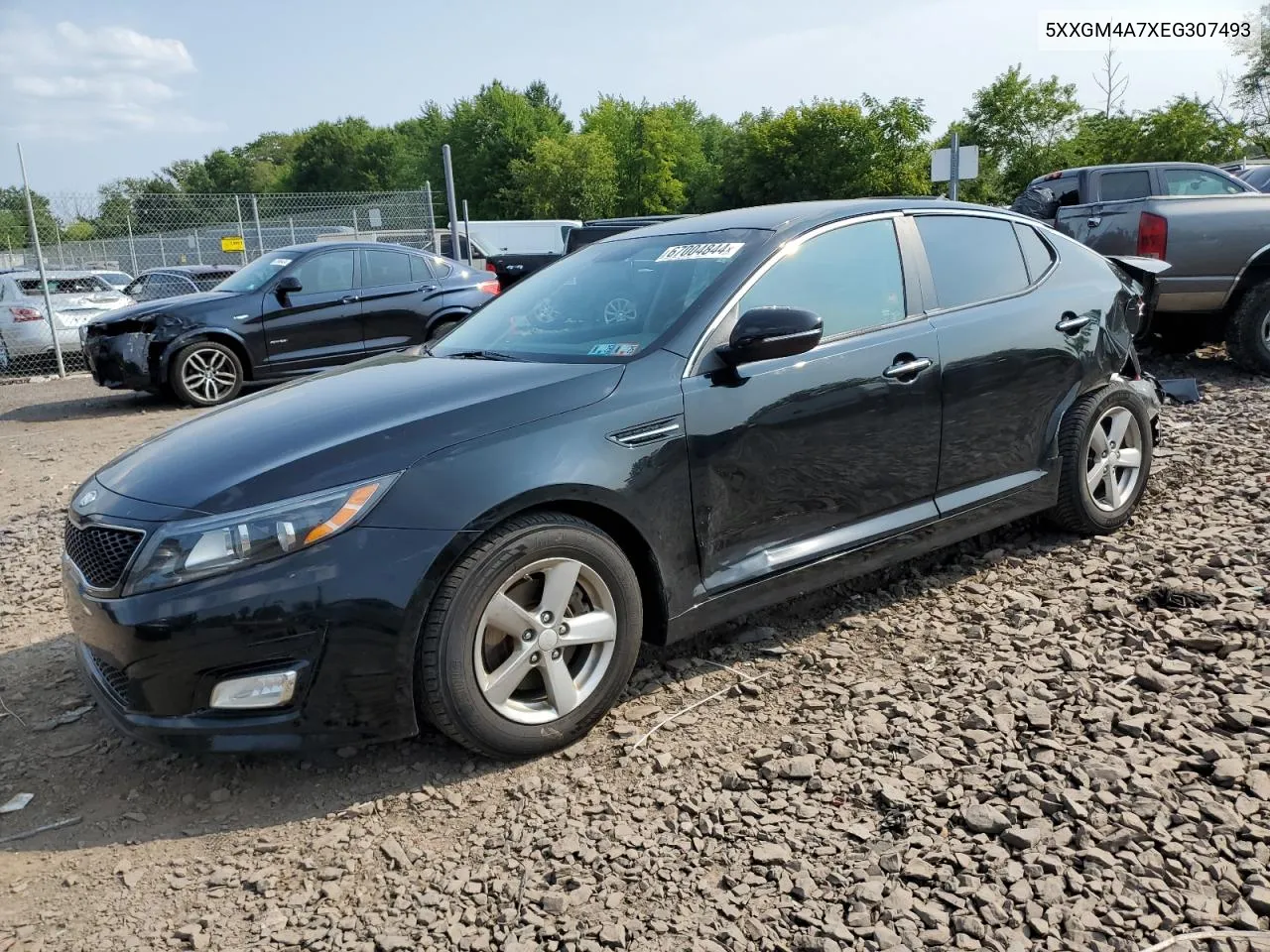 2014 Kia Optima Lx VIN: 5XXGM4A7XEG307493 Lot: 67004844