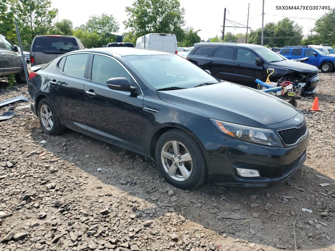 2014 Kia Optima Lx VIN: 5XXGM4A7XEG307493 Lot: 67004844