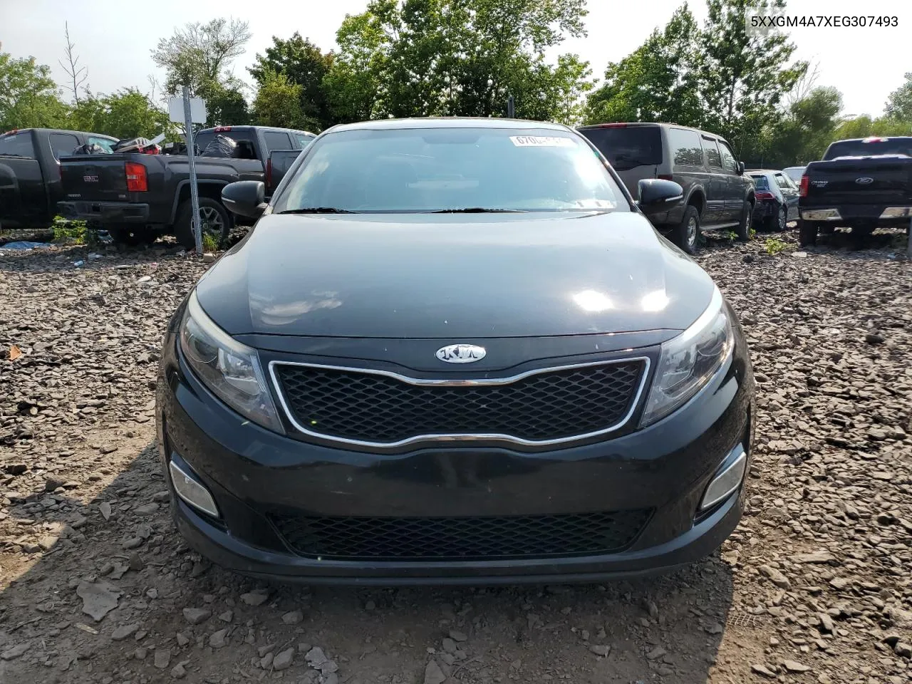 2014 Kia Optima Lx VIN: 5XXGM4A7XEG307493 Lot: 67004844