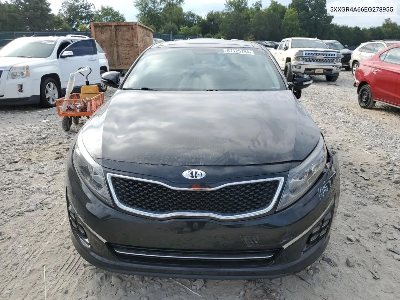 2014 Kia Optima Sx VIN: 5XXGR4A66EG278955 Lot: 67125794