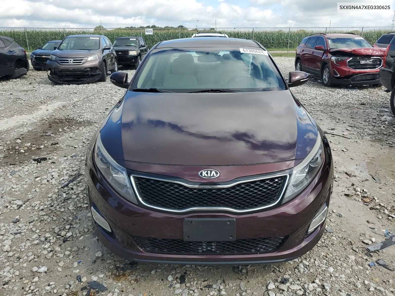 2014 Kia Optima Ex VIN: 5XXGN4A7XEG330625 Lot: 67300624