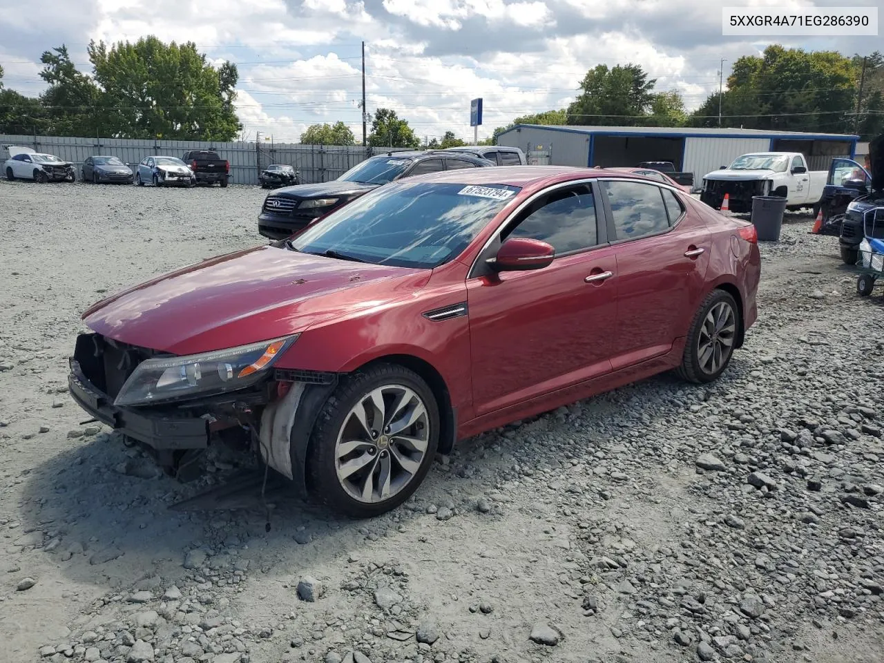 2014 Kia Optima Sx VIN: 5XXGR4A71EG286390 Lot: 67523794