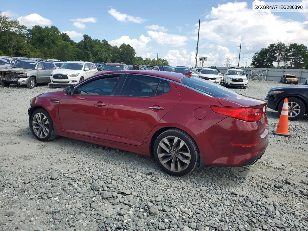 2014 Kia Optima Sx VIN: 5XXGR4A71EG286390 Lot: 67523794