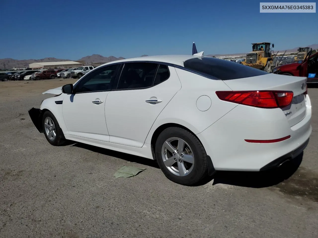 5XXGM4A76EG345383 2014 Kia Optima Lx