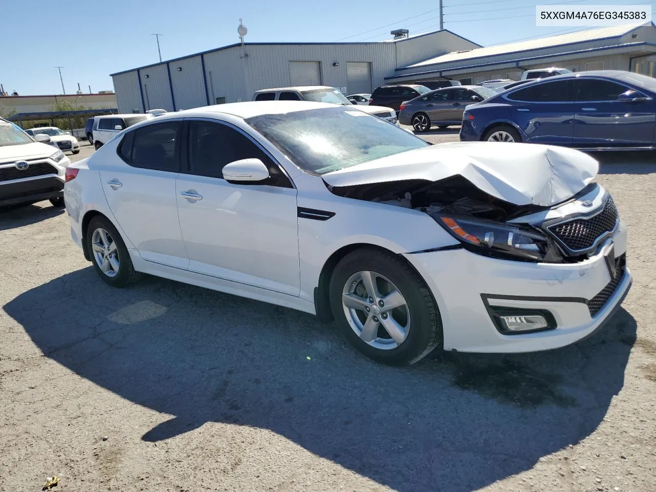 2014 Kia Optima Lx VIN: 5XXGM4A76EG345383 Lot: 67712864