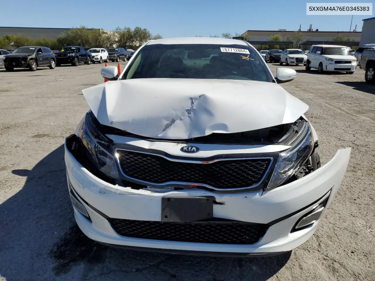 2014 Kia Optima Lx VIN: 5XXGM4A76EG345383 Lot: 67712864