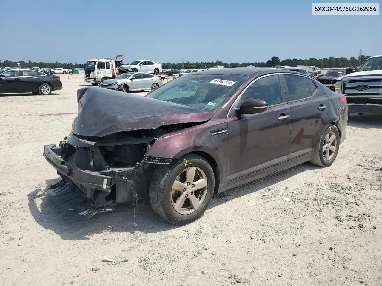 5XXGM4A76EG262956 2014 Kia Optima Lx