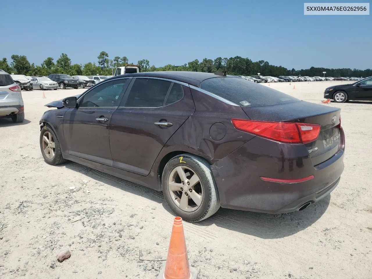 2014 Kia Optima Lx VIN: 5XXGM4A76EG262956 Lot: 67963824