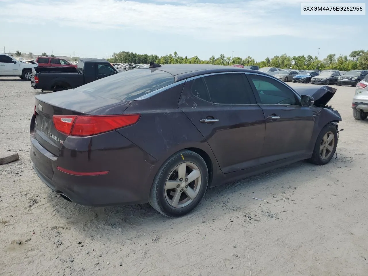 2014 Kia Optima Lx VIN: 5XXGM4A76EG262956 Lot: 67963824