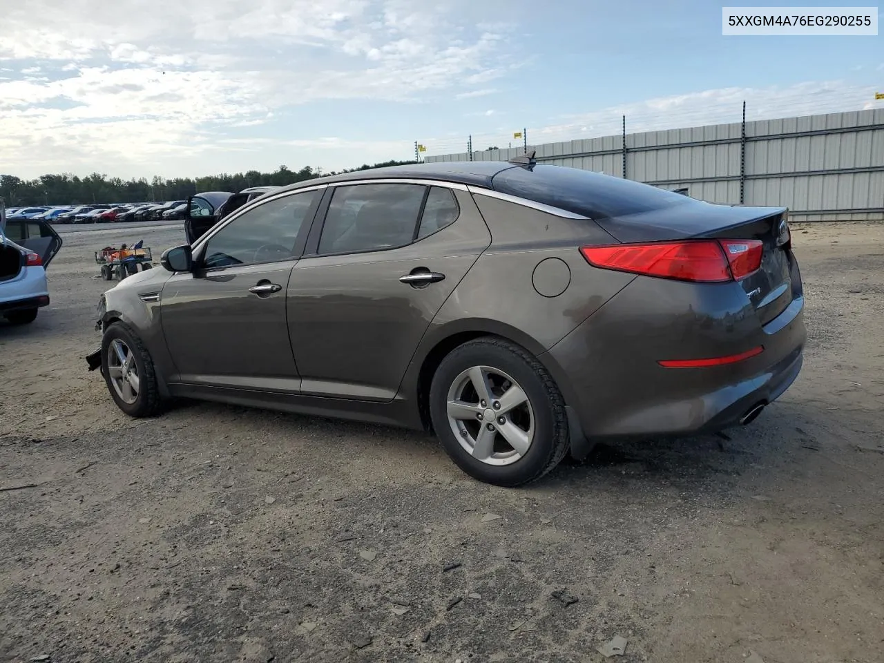 5XXGM4A76EG290255 2014 Kia Optima Lx