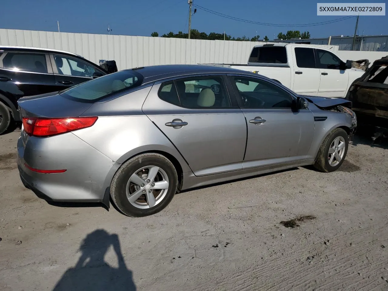 5XXGM4A7XEG272809 2014 Kia Optima Lx