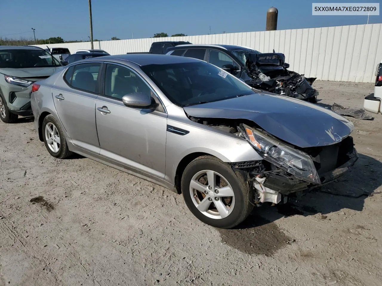 2014 Kia Optima Lx VIN: 5XXGM4A7XEG272809 Lot: 68014774