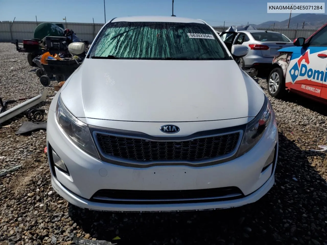 2014 Kia Optima Hybrid VIN: KNAGM4AD4E5071284 Lot: 68302554