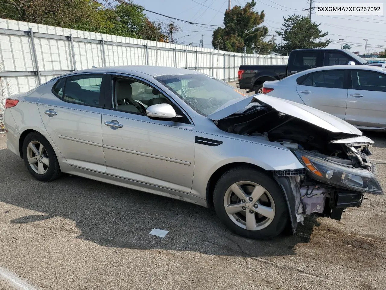 2014 Kia Optima Lx VIN: 5XXGM4A7XEG267092 Lot: 68506304