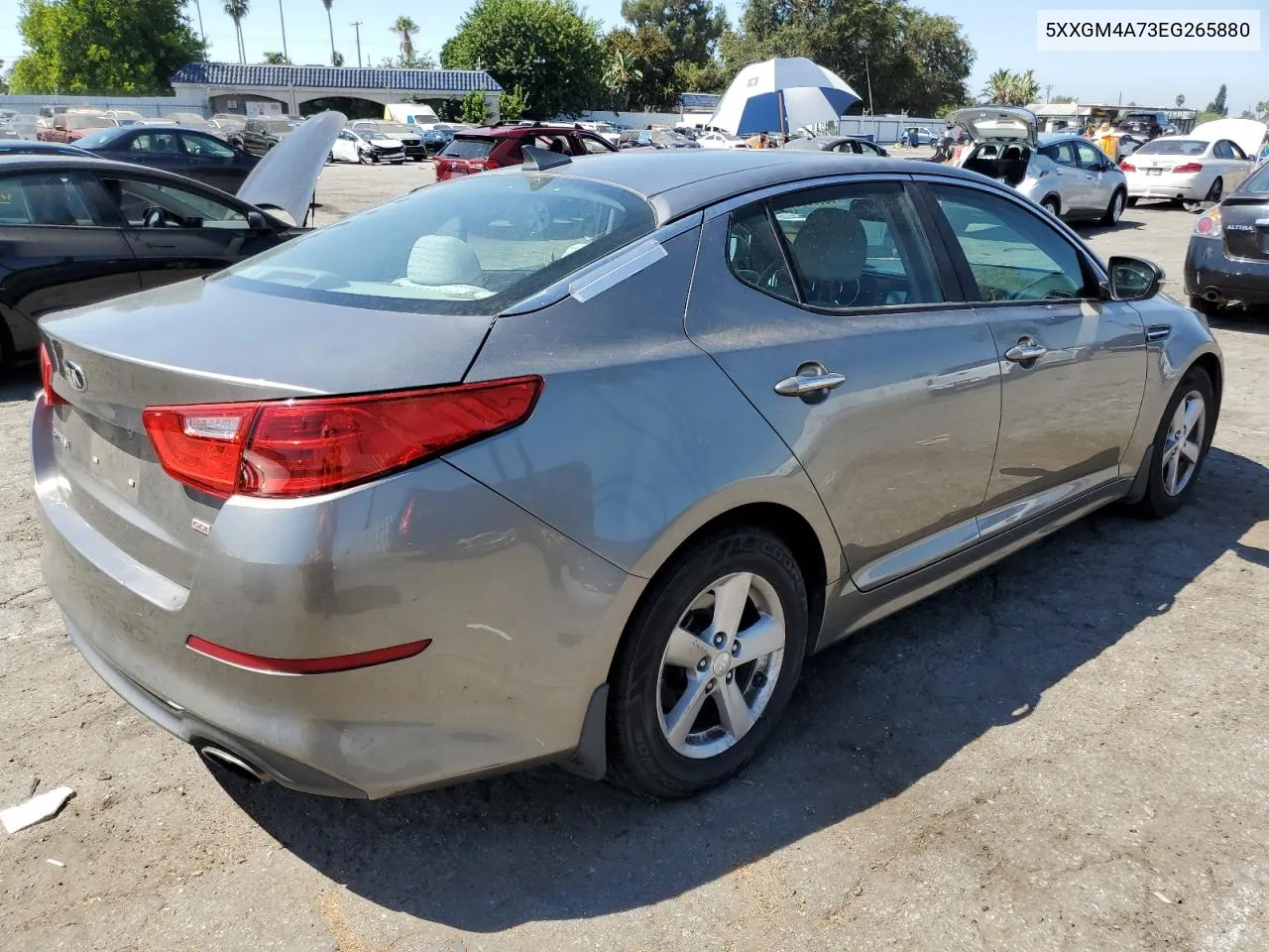 2014 Kia Optima Lx VIN: 5XXGM4A73EG265880 Lot: 68985324