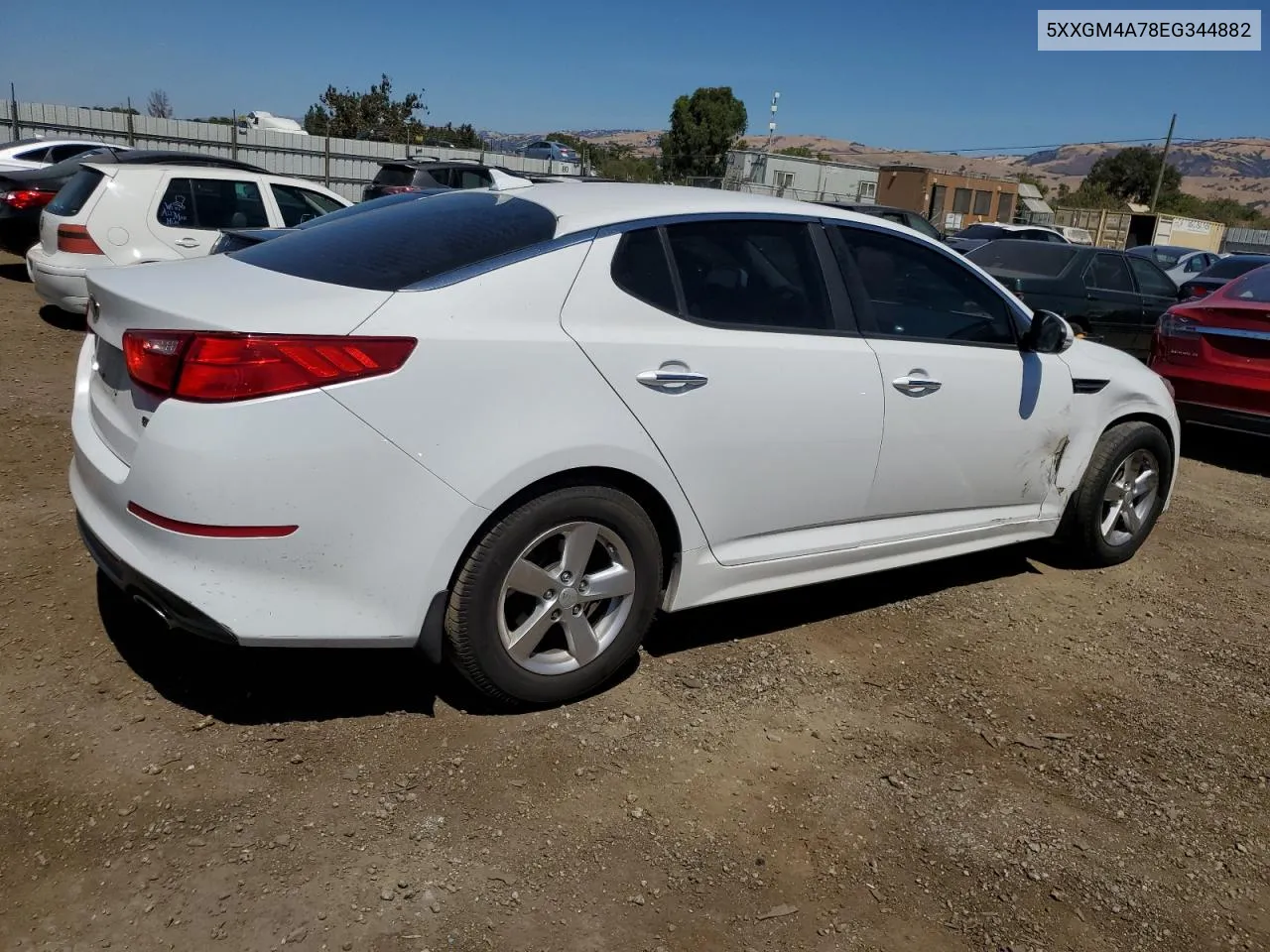 2014 Kia Optima Lx VIN: 5XXGM4A78EG344882 Lot: 69149464