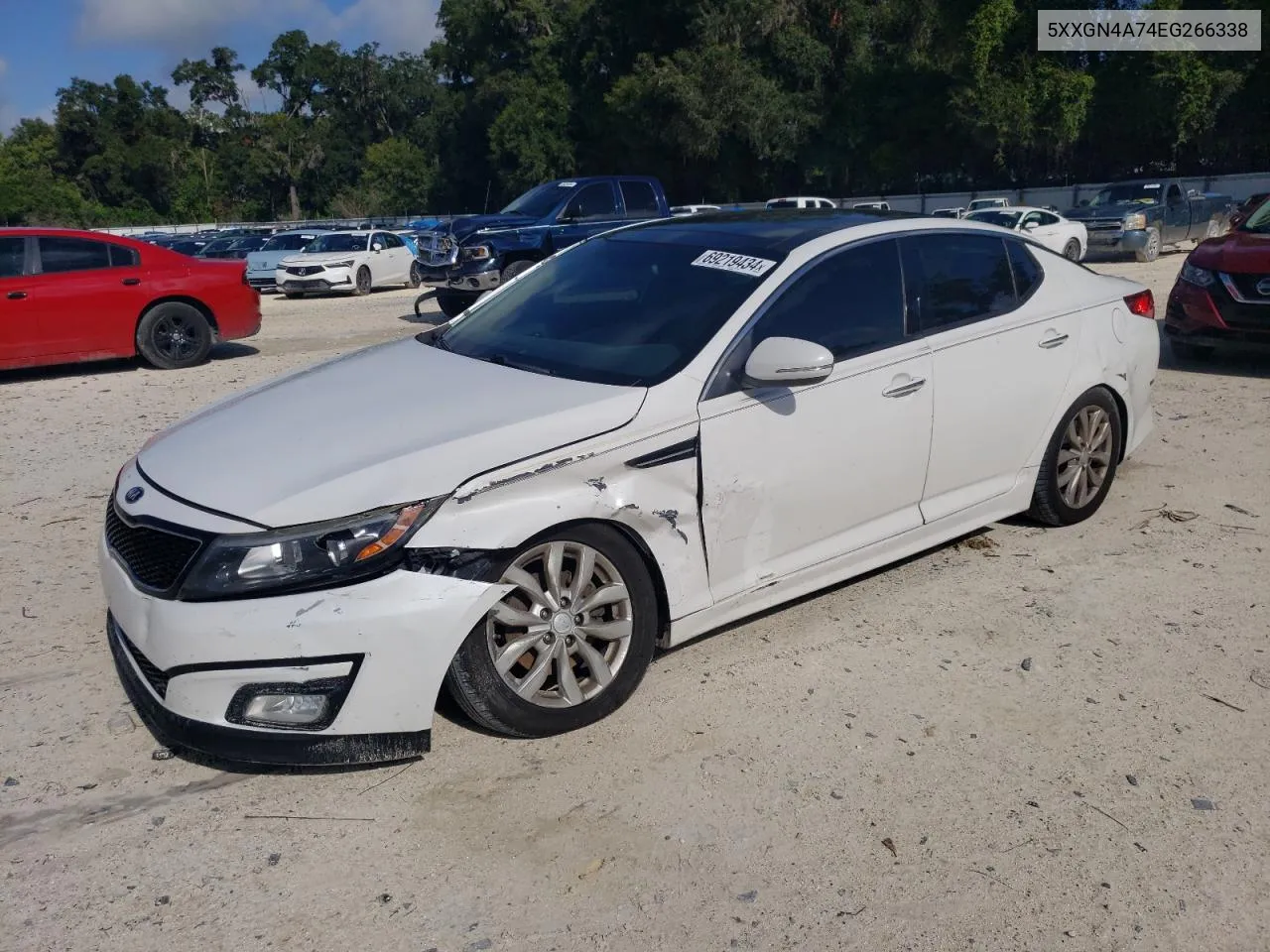 2014 Kia Optima Ex VIN: 5XXGN4A74EG266338 Lot: 69219434