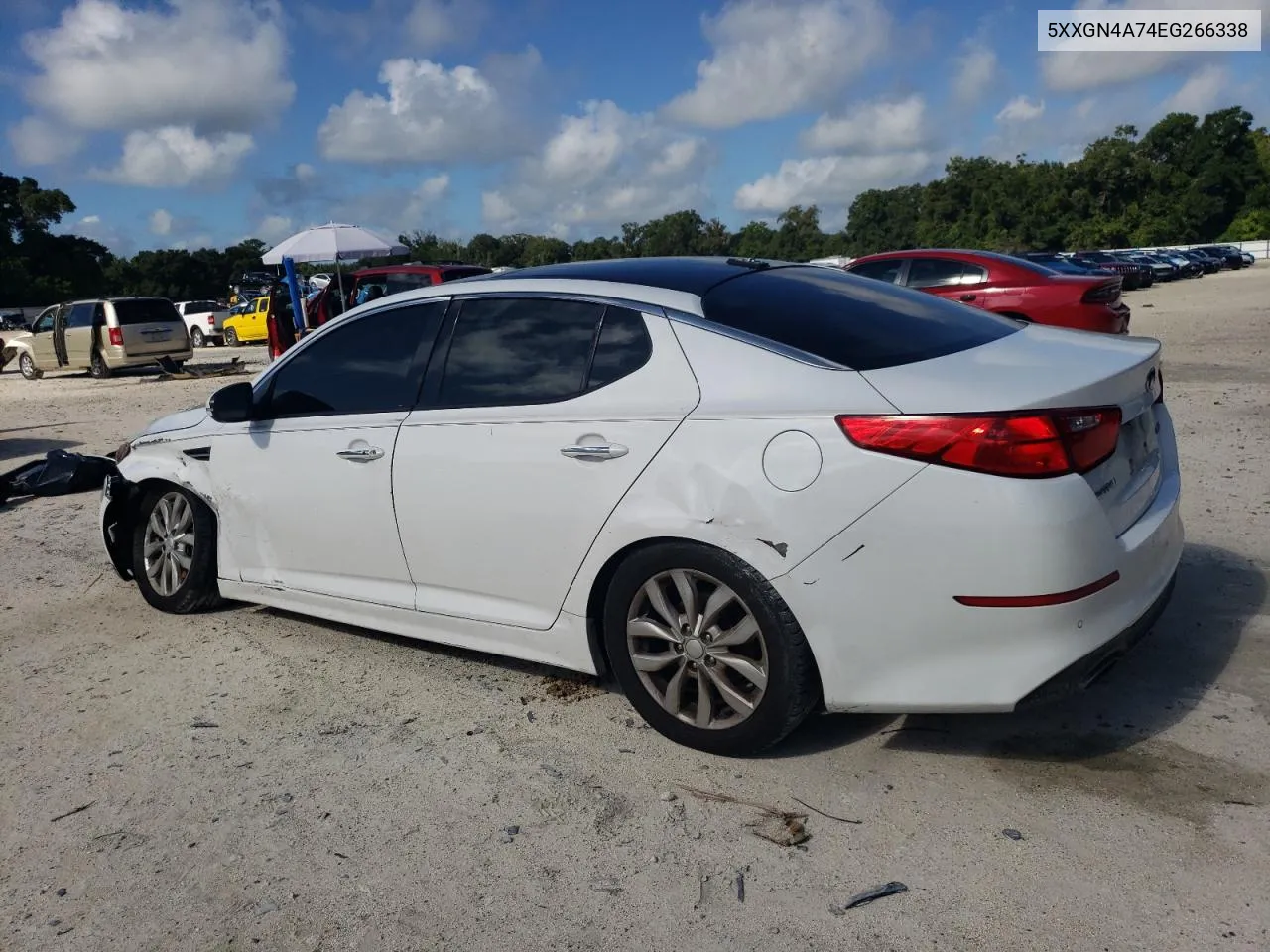 2014 Kia Optima Ex VIN: 5XXGN4A74EG266338 Lot: 69219434