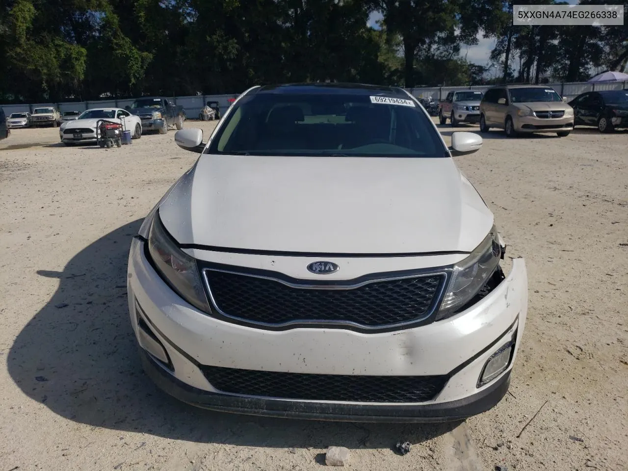 2014 Kia Optima Ex VIN: 5XXGN4A74EG266338 Lot: 69219434