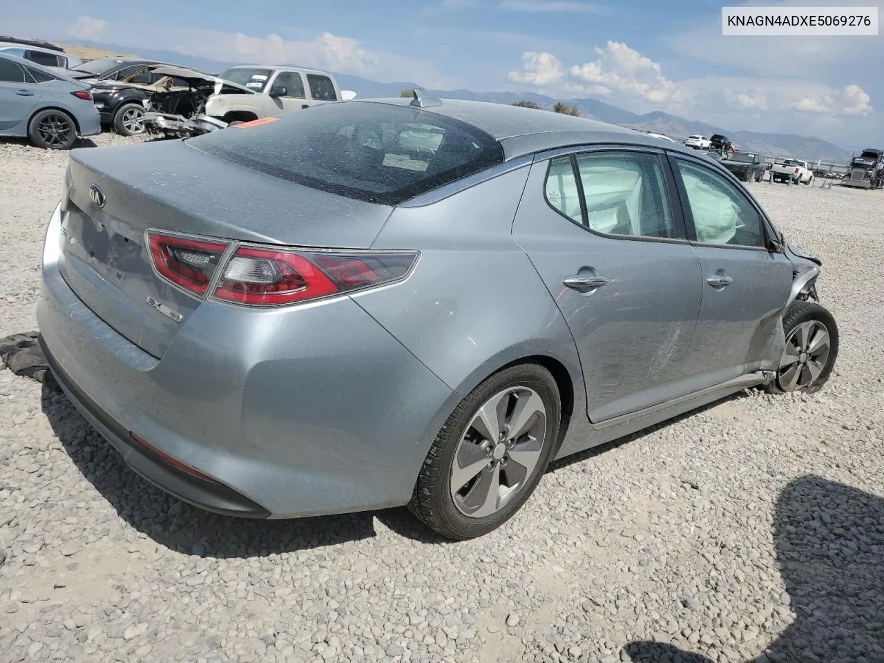 2014 Kia Optima Hybrid VIN: KNAGN4ADXE5069276 Lot: 69298214