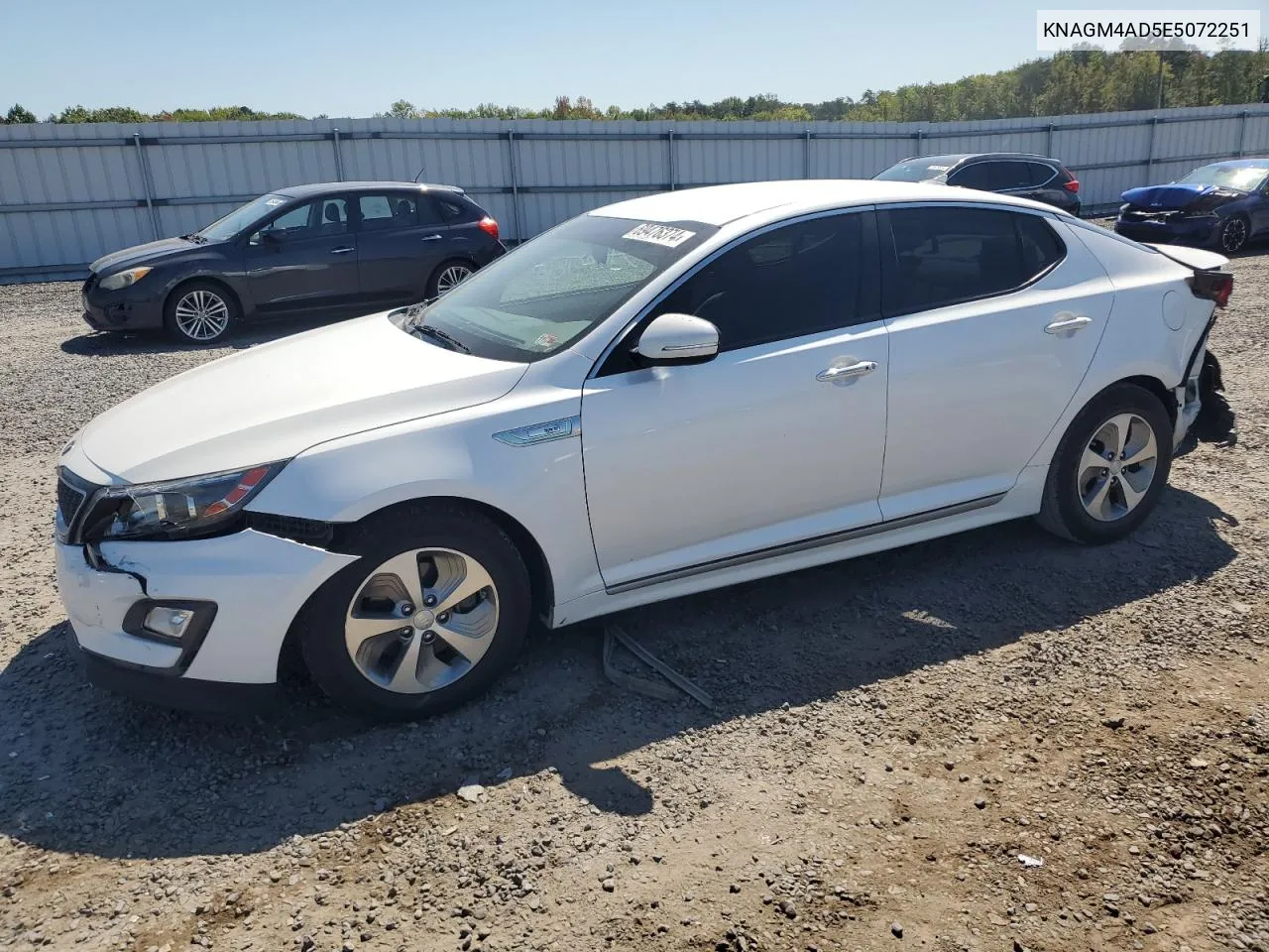 2014 Kia Optima Hybrid VIN: KNAGM4AD5E5072251 Lot: 69476374