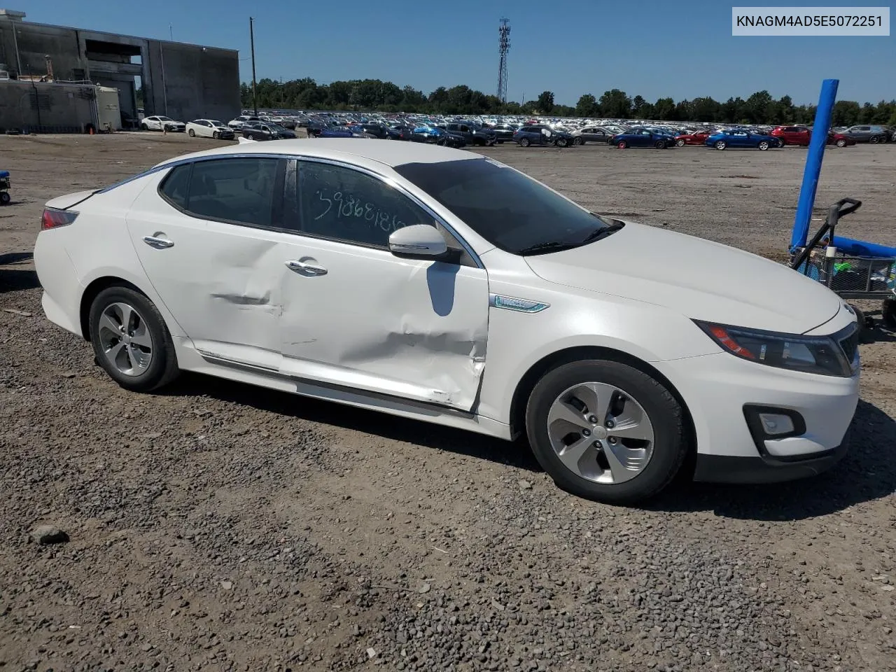 2014 Kia Optima Hybrid VIN: KNAGM4AD5E5072251 Lot: 69476374