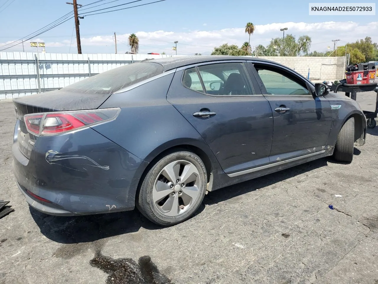 2014 Kia Optima Hybrid VIN: KNAGN4AD2E5072933 Lot: 69480694