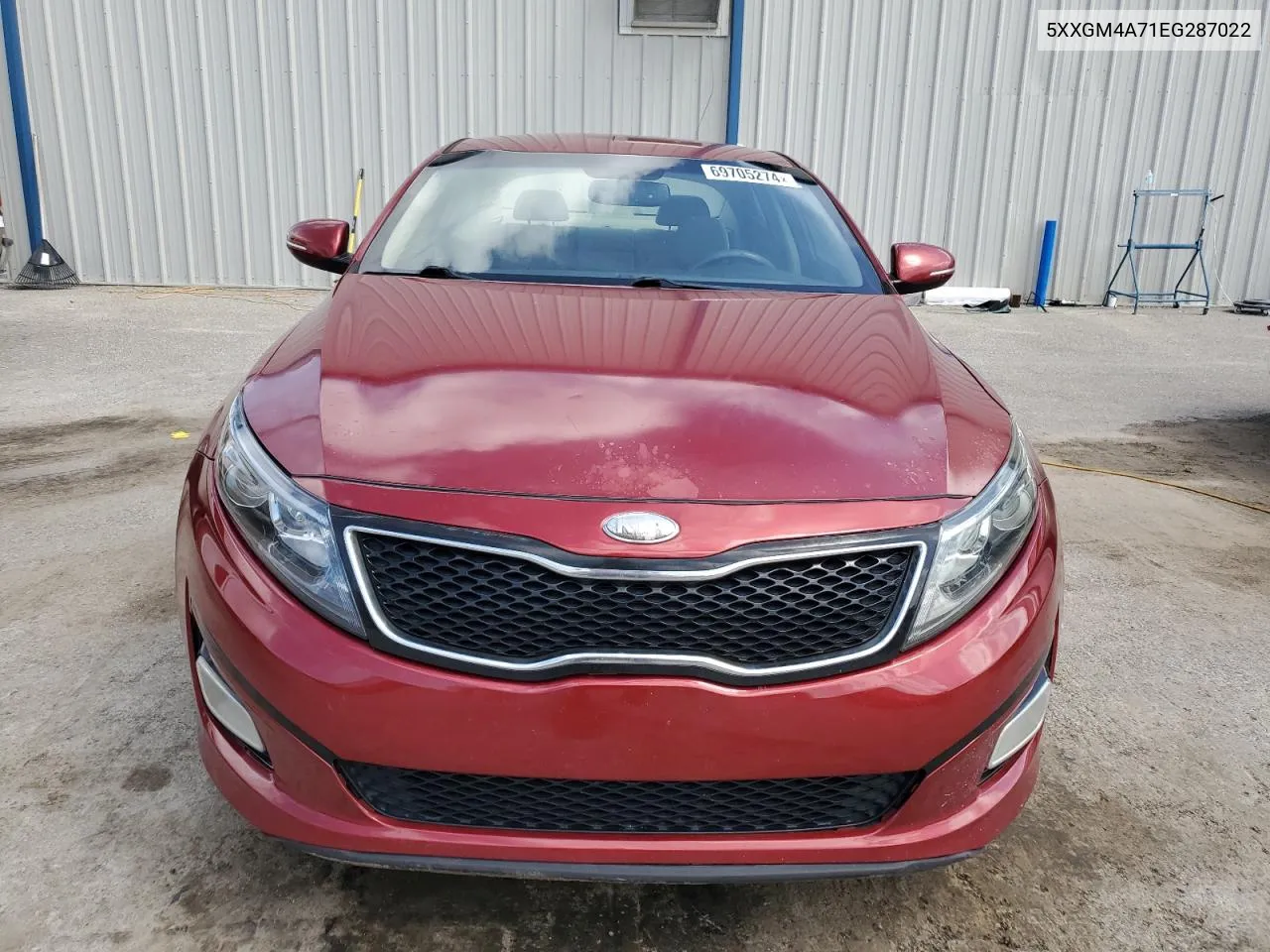 2014 Kia Optima Lx VIN: 5XXGM4A71EG287022 Lot: 69705274