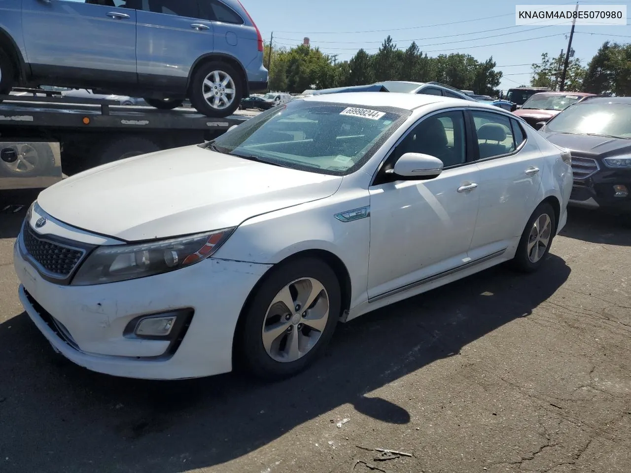 KNAGM4AD8E5070980 2014 Kia Optima Hybrid