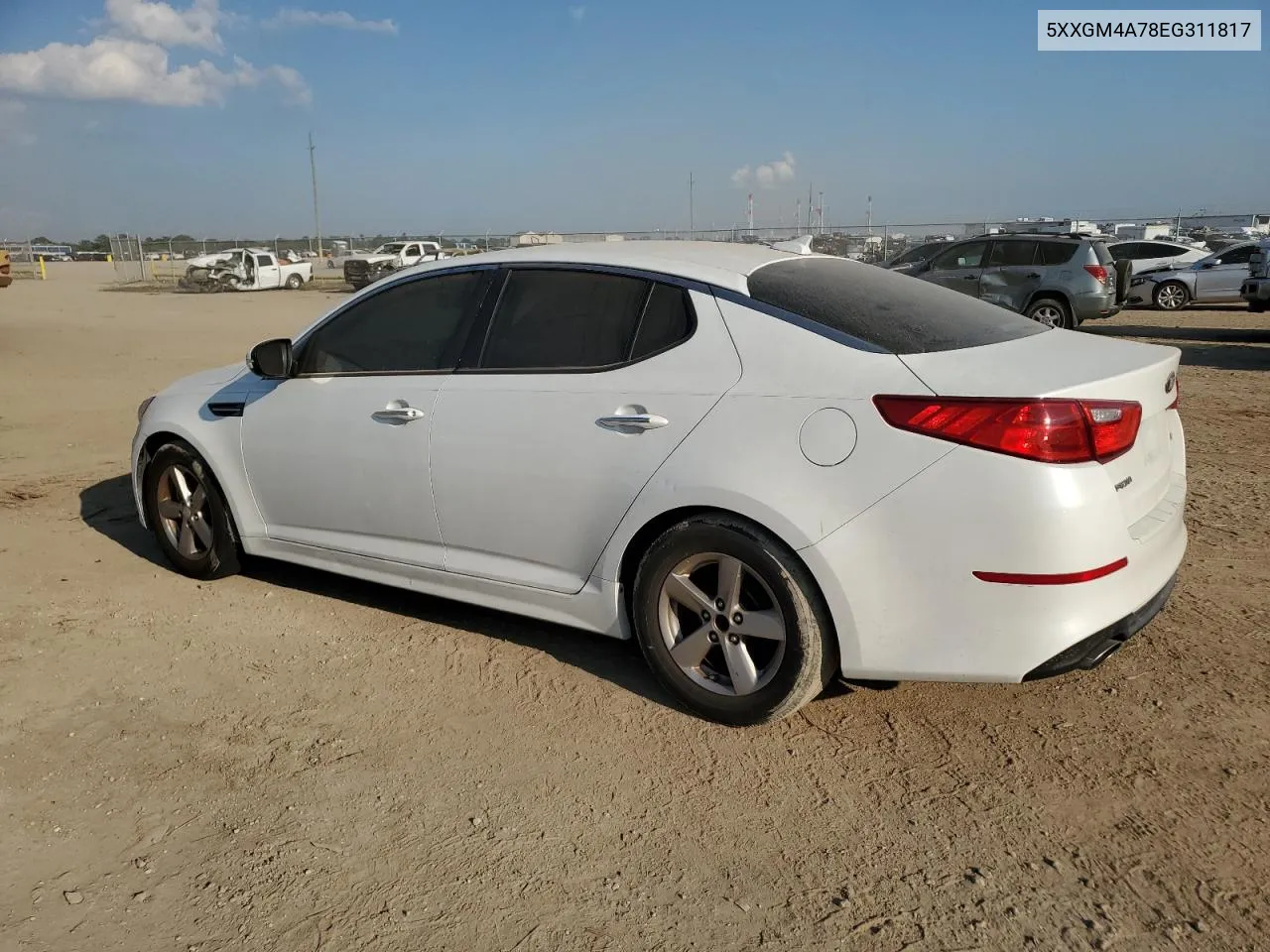 2014 Kia Optima Lx VIN: 5XXGM4A78EG311817 Lot: 70042944