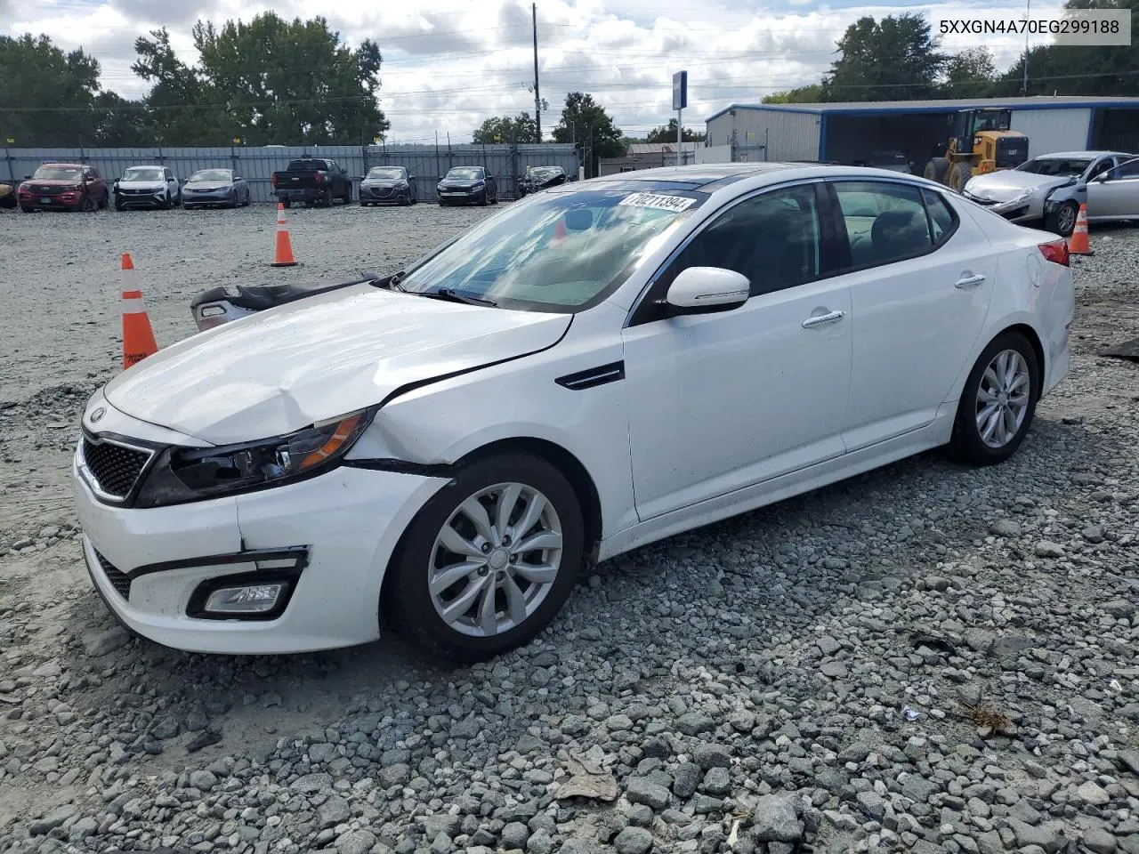 2014 Kia Optima Ex VIN: 5XXGN4A70EG299188 Lot: 70211394