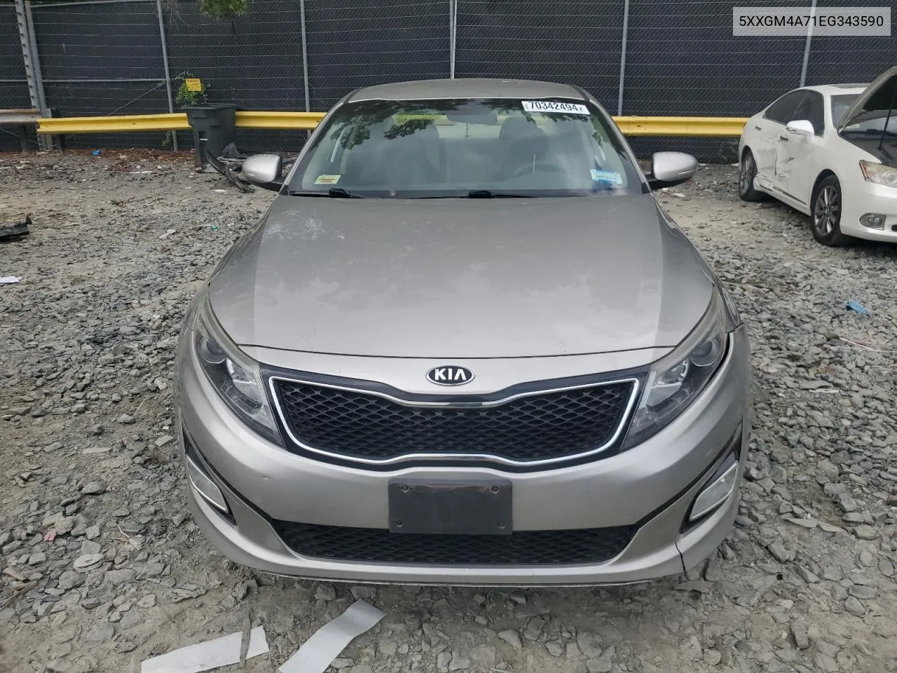 5XXGM4A71EG343590 2014 Kia Optima Lx