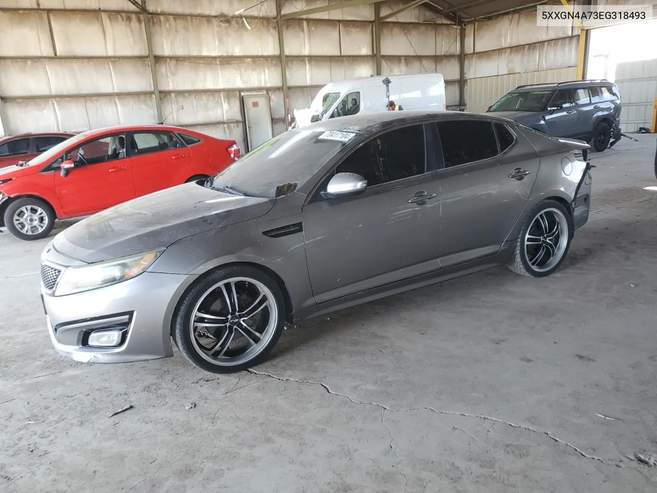 5XXGN4A73EG318493 2014 Kia Optima Ex